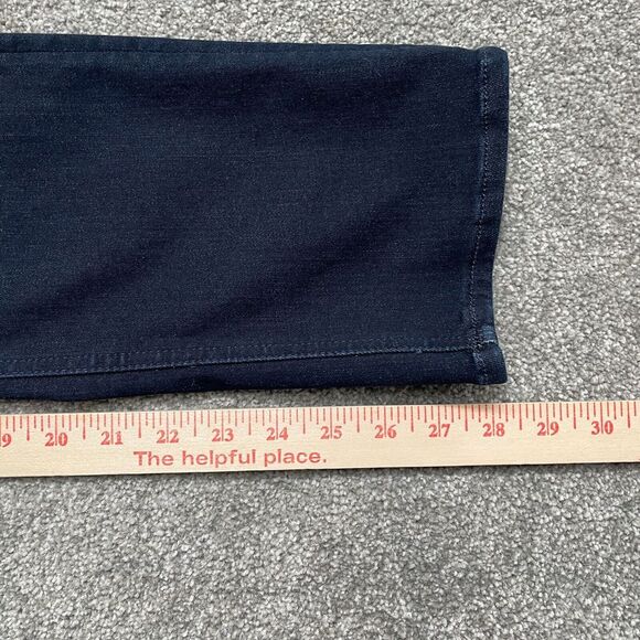 Mother Jeans Adult 29 Blue Dark Wash Dazzler Ankle Mid Rise Stretch Ladies - Picture 14 of 16